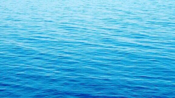 蔚蓝的海面