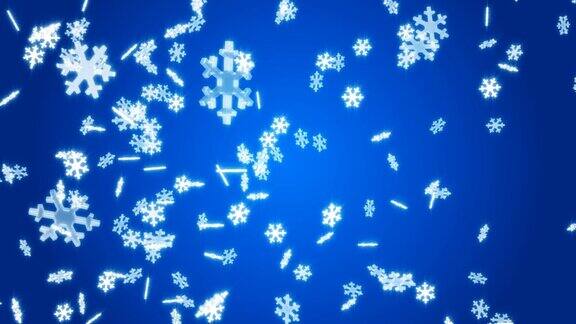 雪高清蓝色