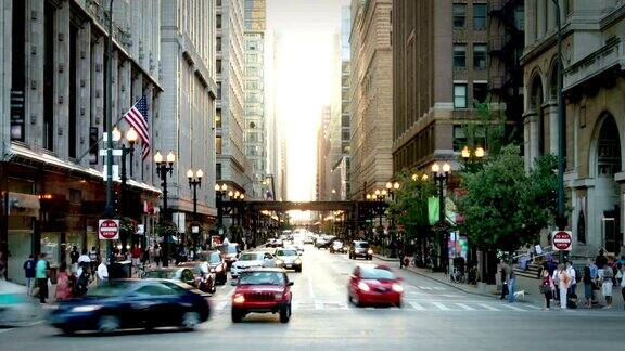 芝加哥的街道