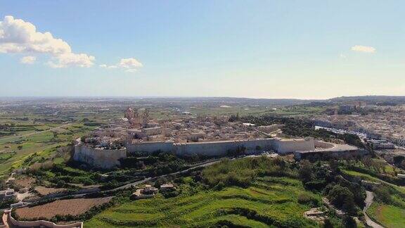 中世纪的村庄姆迪纳-马耳他的前首都