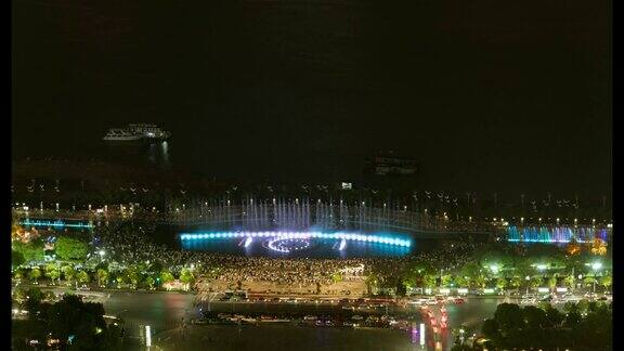 秋水广场夜景