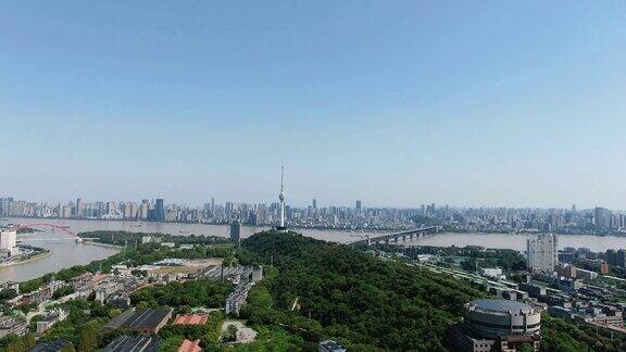 合集湖北武汉城市风光地标建筑航拍