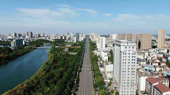 合集湖北咸宁城市宣传片地标建筑航拍