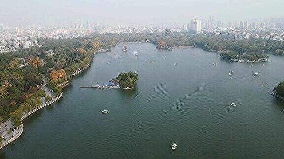 合集山东济南大明湖5A景区航拍