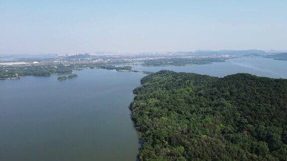 合集祖国大好河山武汉东湖5A景区风景航拍
