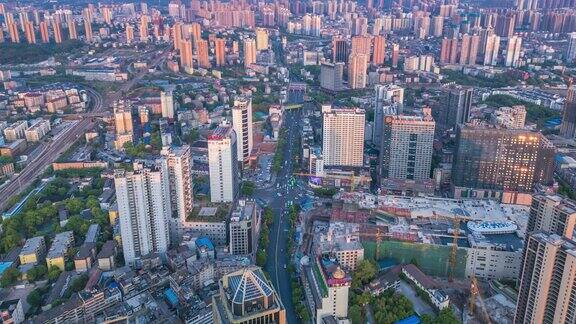 合集湖南怀化城市风光移动延时航拍