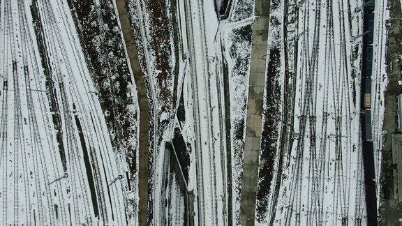 合集城市冬天雪景4K航拍
