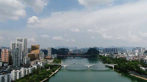 合集广西柳州城市风光4K航拍