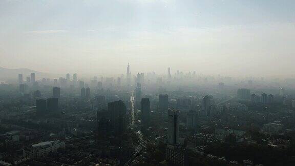 江苏南京城市风光多镜头4K航拍