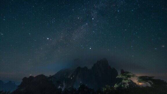 三清山 银河 延时摄影 星空 夜空2