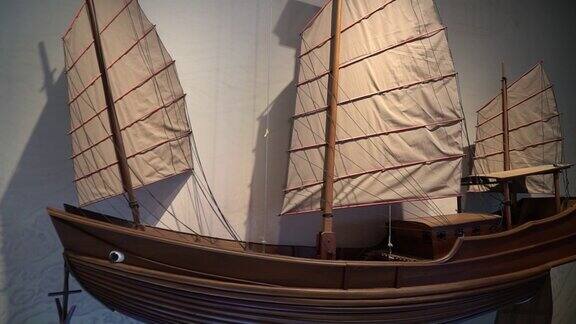 海南博物馆古船模型