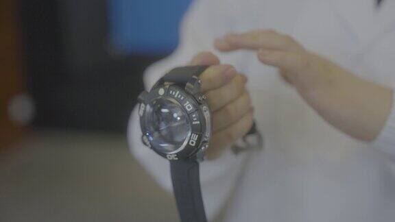 手表展示 讲解手表带手势