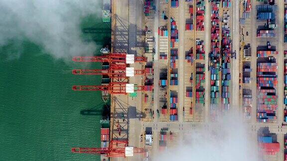 港口延时 码头  集装箱装船 国际贸易 