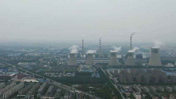 工业生产 废气排放 环境污染