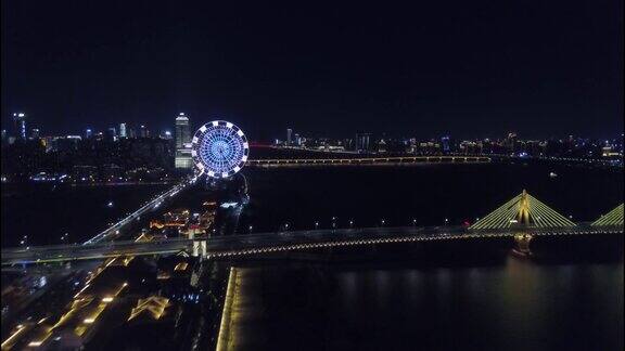 摩天轮 夜景