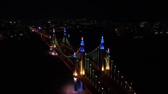 北京昌平大桥夜景