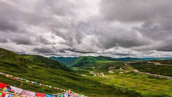 川西，西藏，折多山，风光，文化延时摄影