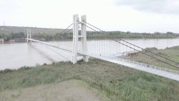 航拍黄河大桥