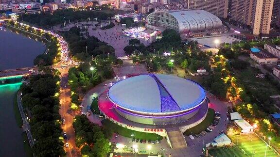 玉林市区航拍玉林夜景玉林南江桥航拍玉林城市风光航拍玉林市城站路玉林市区景色