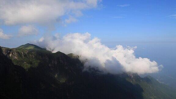 武功山大气山河云雾缭绕航拍