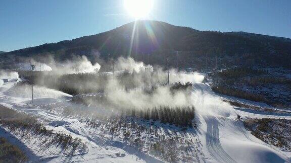 雪景航拍 