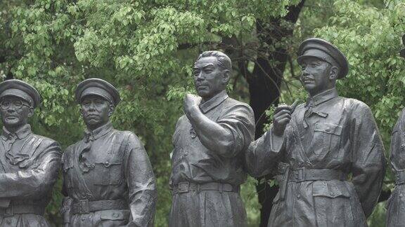 八一起义纪念馆历史红色文化雕像