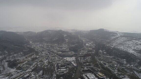 塔尔寺雪景