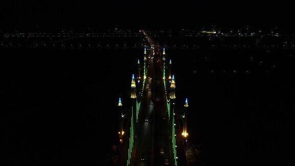 北京昌平大桥夜景