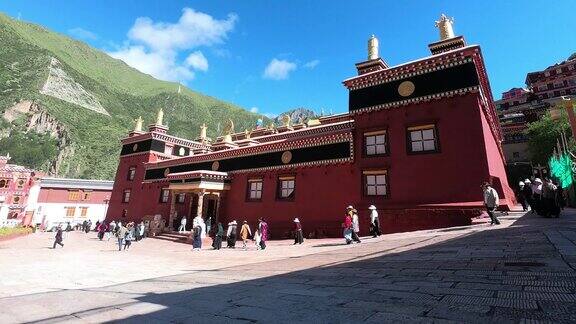 西藏，德格印经院，延时摄影