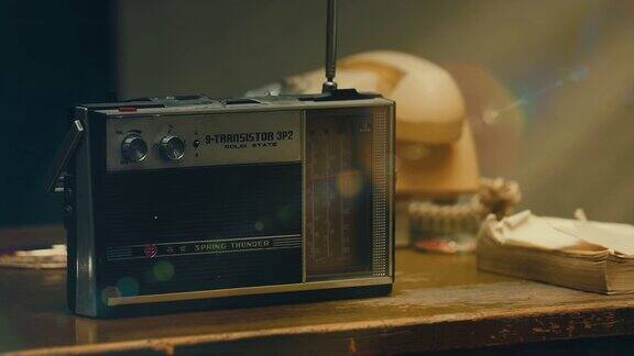 老式收音机老物件古董