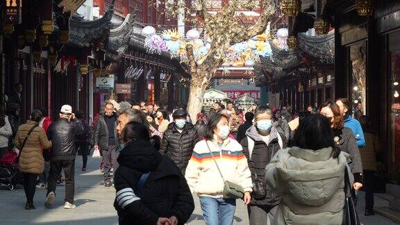 人潮 城隍庙 新年 过年 上海 购物5