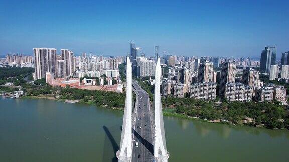 广东惠州合江大桥航拍