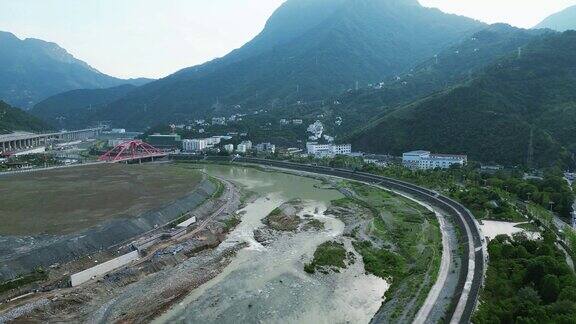 湖北新山县航拍