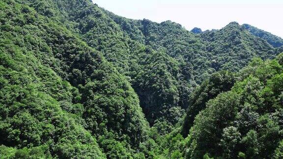 湖北神农大峡谷4A景区航拍 