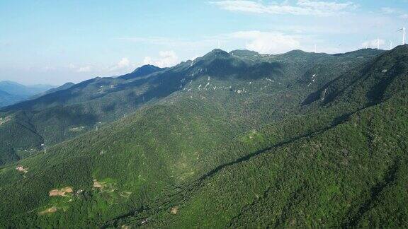 湖北横冲4A景区高山风车航拍