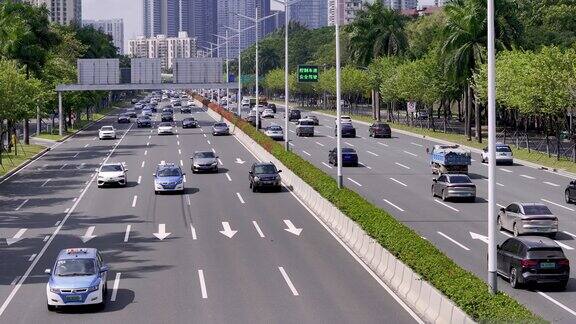 深圳高速快速路道路交通顺畅高效出行