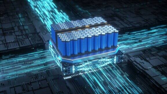 科技AI芯片电池