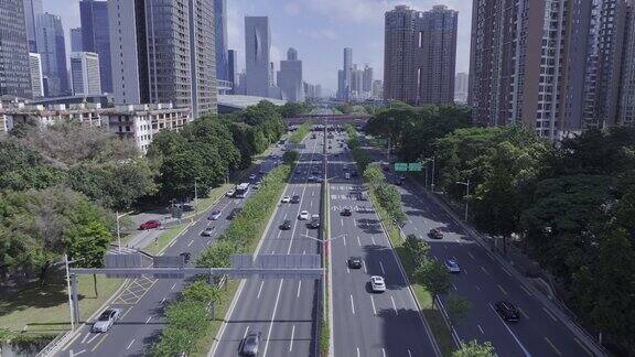 深圳道路交通缤河大道CBD中心