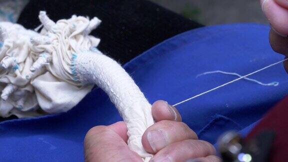 织造技艺：传统绳结手工艺
