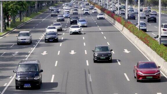 深圳主干道路的交通