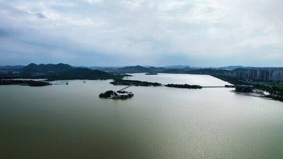 徐州云龙湖5A景区航拍 