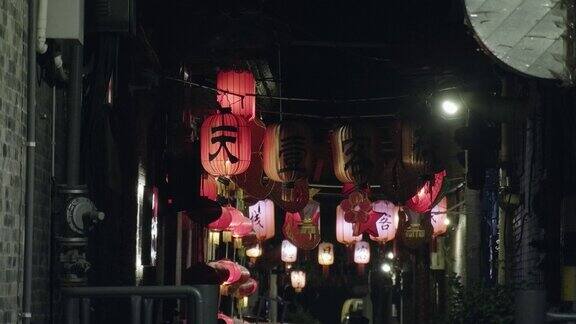 山西平遥古城夜景