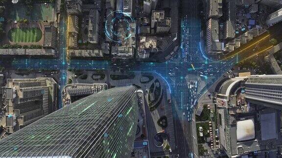 科技数字城市大数据智慧生活万物互联物联网