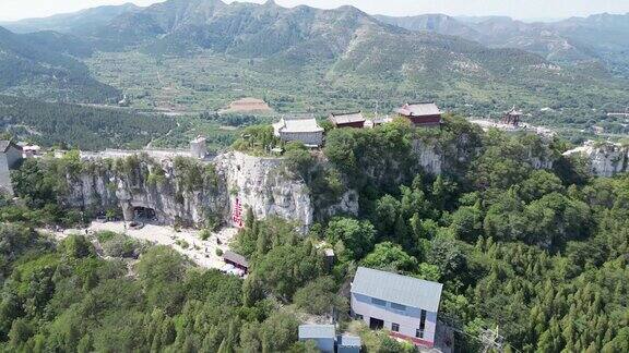 潍坊青州云门山风景区航拍