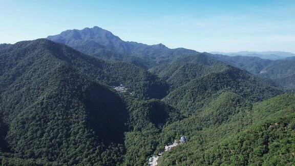 祖国大好河山肇庆鼎湖山全景5A景区