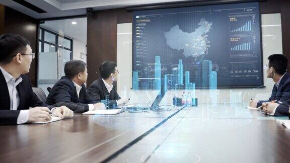 商务科技会议室/AE工程可修改或替换数据