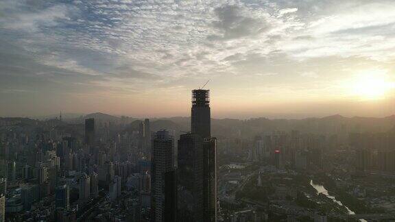 航拍贵阳城市风光贵阳建设