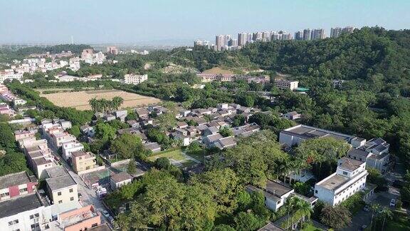 航拍广东中山建设中山大景