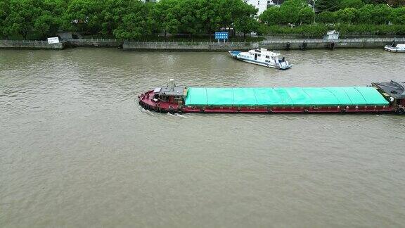 江苏无锡京杭大运河榕湖大桥航拍