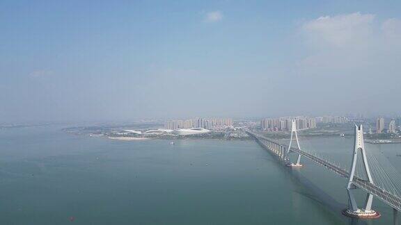 湛江海湾大桥航拍
